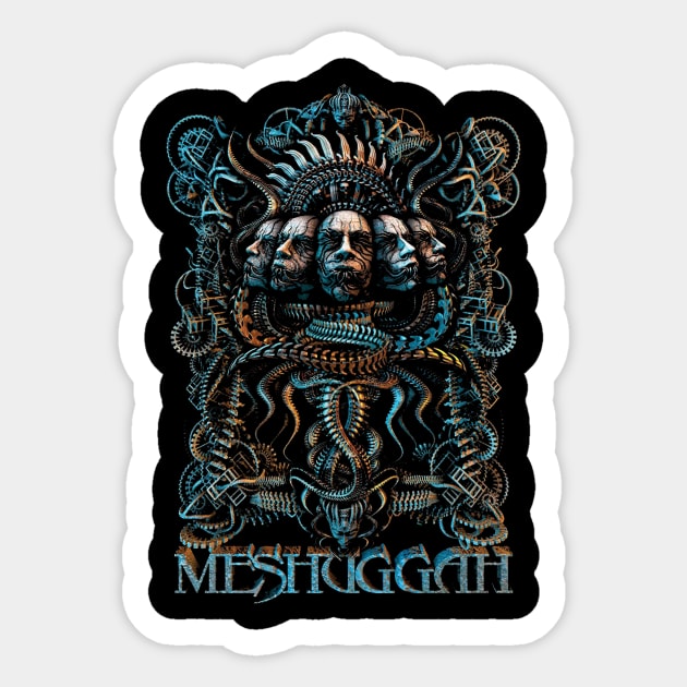 meshuggah Sticker by PrettyNeat Patterns